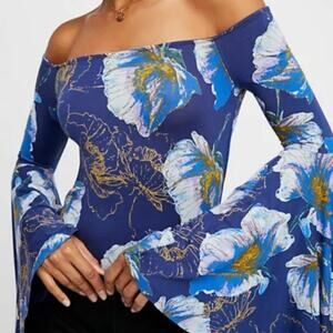 Free People We The Free Birds of Paradise Off the Shoulder Top, Size XS